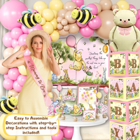 Pink Winnie Baby Shower Decorations Kit