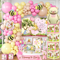 Pink Winnie Baby Shower Decorations Kit