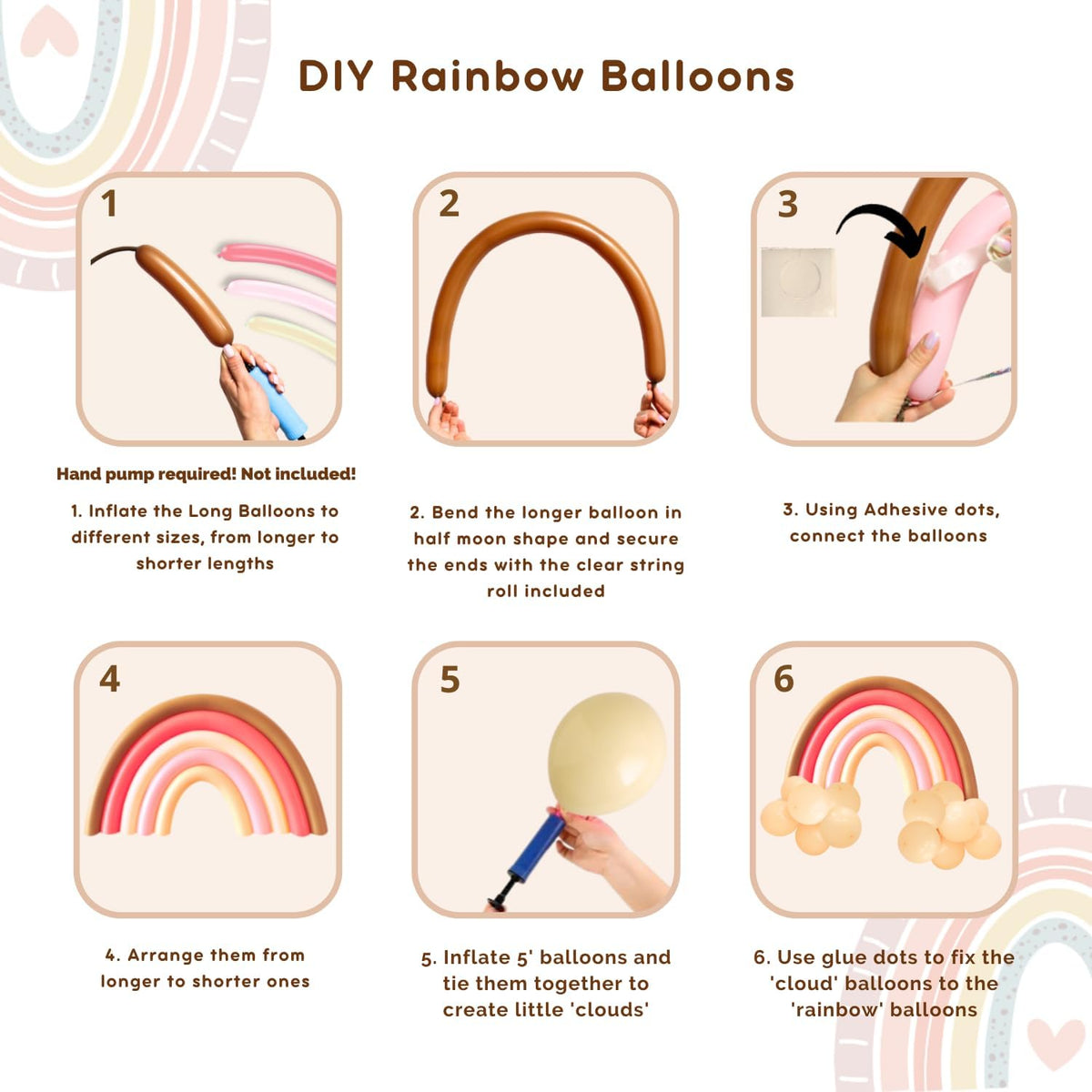 408 PC Boho Baby Shower Decorations for Girl.