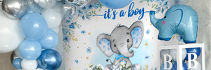 Adorable Elephant Extravaganza: How to Organize a Baby Shower or Birthday With Charming Boy Party Decorations