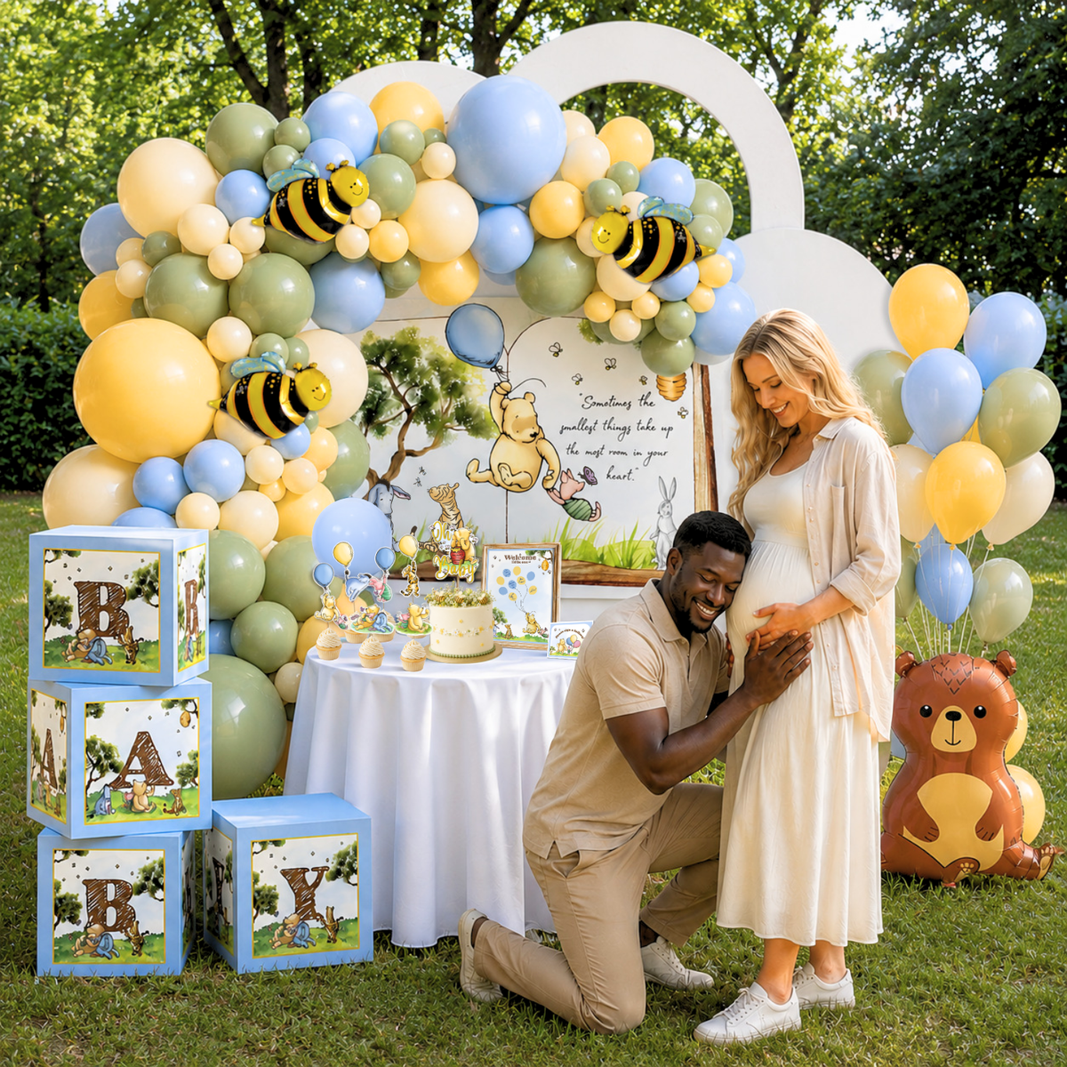 Winnie the Pooh Baby Shower Decorations Kit