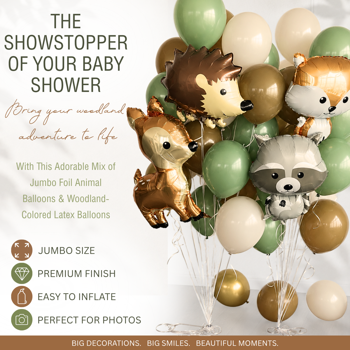 Woodland Animal Baby Shower Decorations