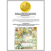 Bridal Shower Decorations Olive Sage Green