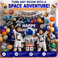Space Birthday Decorations, Outer Space Party Decorations