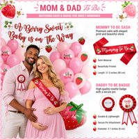 Berry Sweet Baby Shower Decorations, Strawberry Theme Set