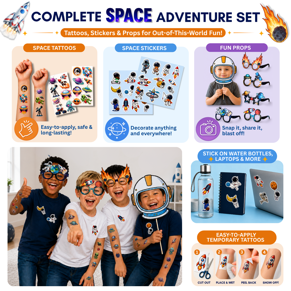 Space Birthday Decorations, Outer Space Party Decorations