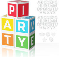 Colorful Birthday Party Decorations Boxes.