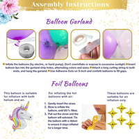 Unicorn Birthday Decorations for Girls Kit.