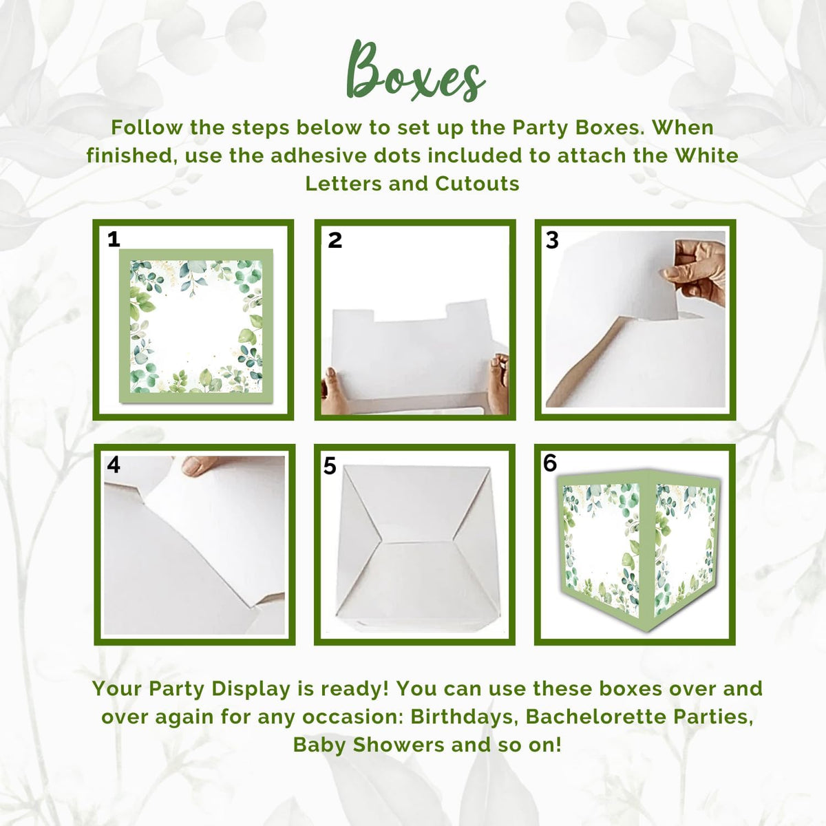 Bridal Shower Decorations Olive Sage Green