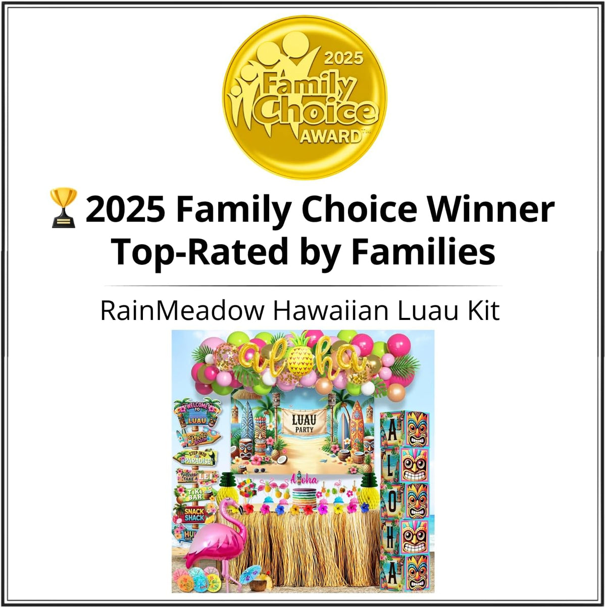 Luau Party Decorations Set – Hawaiian Birthday Party Decor