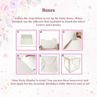 169 pc Premium Pink Elephant Baby Shower Decorations Girl