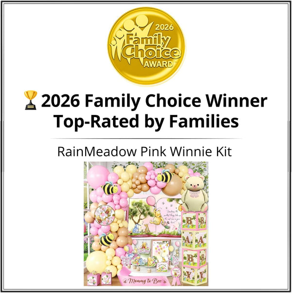 Pink Winnie Baby Shower Decorations Kit