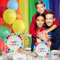 486 PC Colorful Birthday Party Decorations for Men, Women, Kids, Boy, Girl, Unisex.