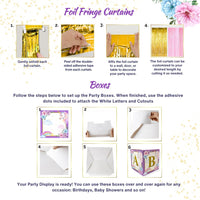 Unicorn Birthday Decorations for Girls Kit.