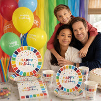 486 PC Colorful Birthday Party Decorations