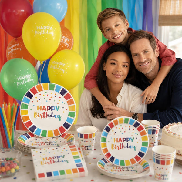 486 PC Colorful Birthday Party Decorations