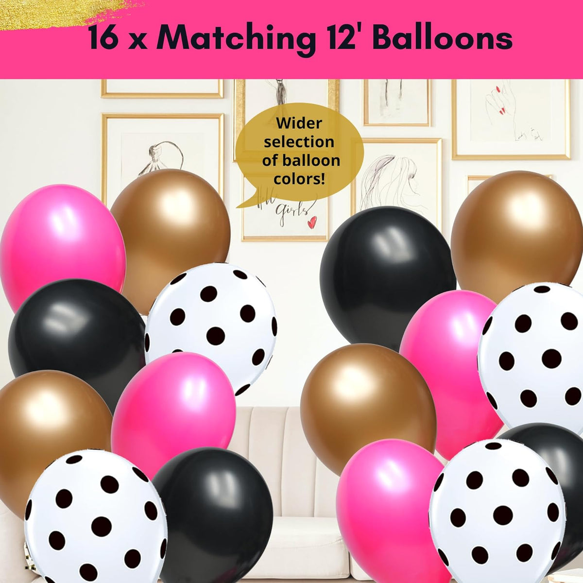 Birthday Decorations For Women & Girls | Kate Spade Inspired.