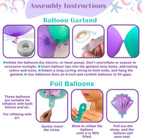 Little Mermaid Birthday Decorations Kit