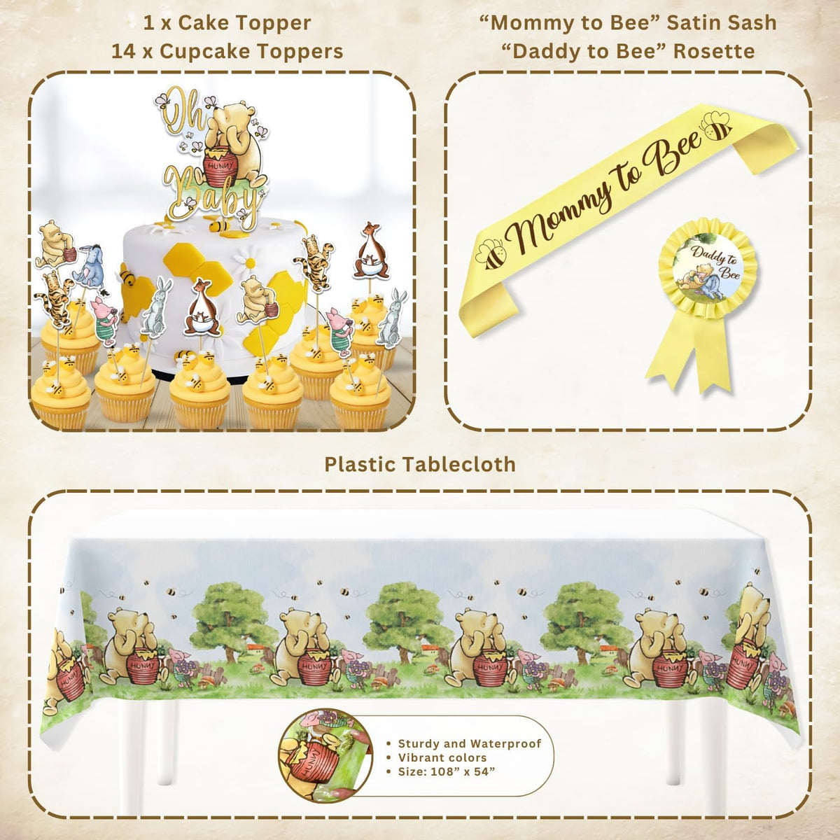 Winnie the Pooh Baby Shower Decorations