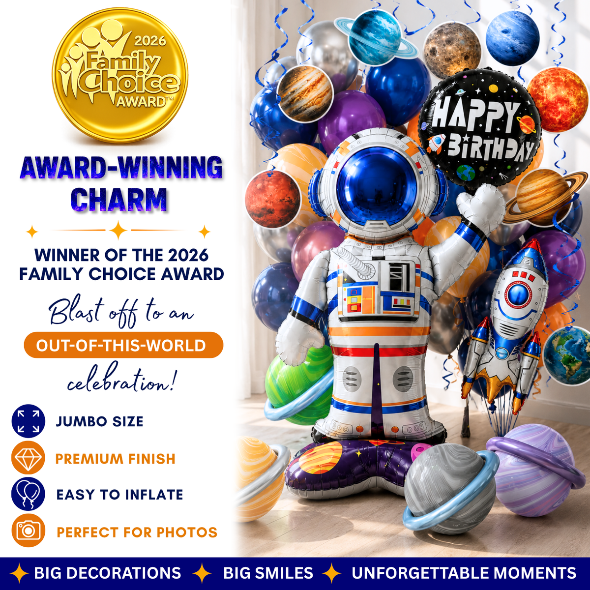 Space Birthday Decorations, Outer Space Party Decorations