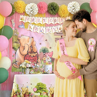 Pink Winnie Baby Shower Decorations