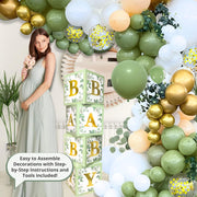 Sage Green Baby Shower Decorations, Gender Neutral