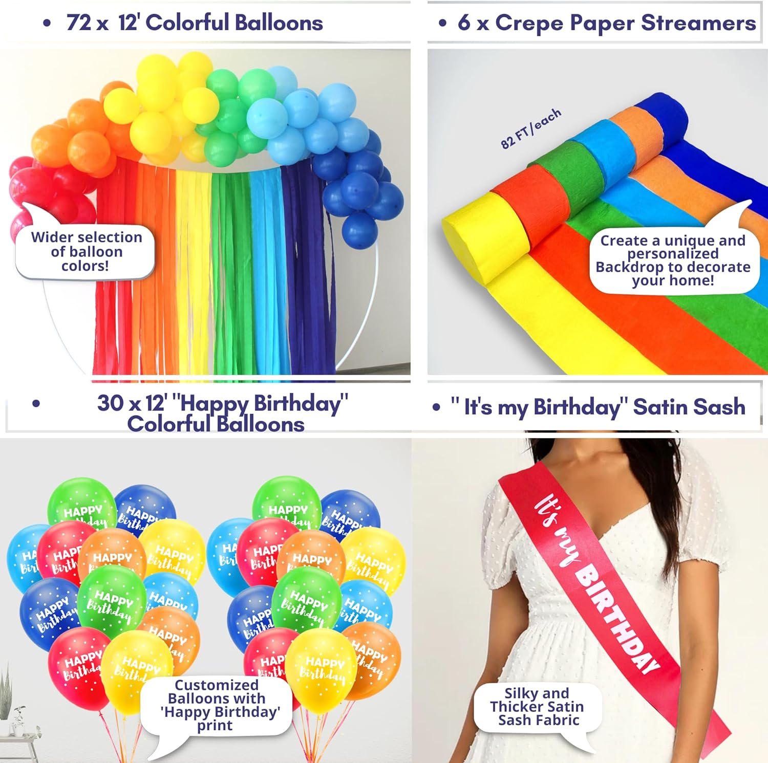  Balloon Arch Kit Balloons Decorating Strip Set 82 Feet