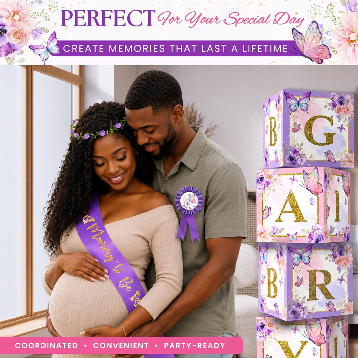Butterfly Baby Shower Decorations for Girl