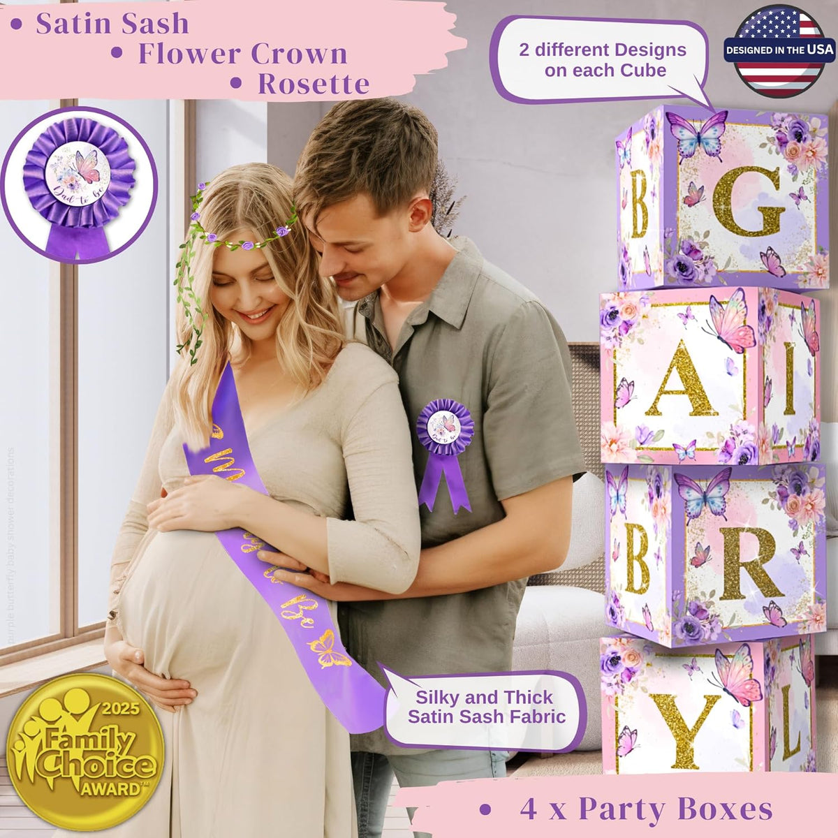 Butterfly Baby Shower Decorations for Girl