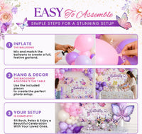 Butterfly Baby Shower Decorations for Girl