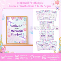Mermaid Birthday Decorations for Girls