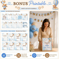 We Can Bearly Wait Baby Shower Decorations Kit for Boy
