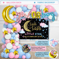 191 PC Premium Twinkle Twinkle Little Star Gender Reveal Decorations