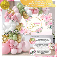 338 PC Baby in Bloom Baby Shower Decorations for Girl.