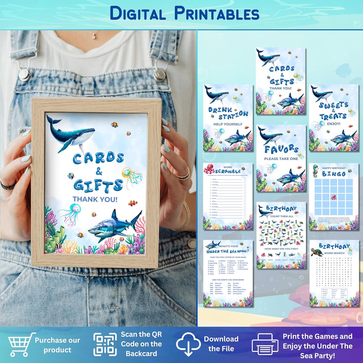 Under the Sea Party Decorations Set
