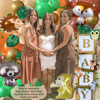 Baby Shower Balloon Garland &  BABY Boxes | Woodland Theme.