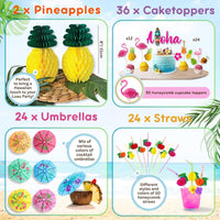 Luau Party Decorations Set – Hawaiian Birthday Party Decor