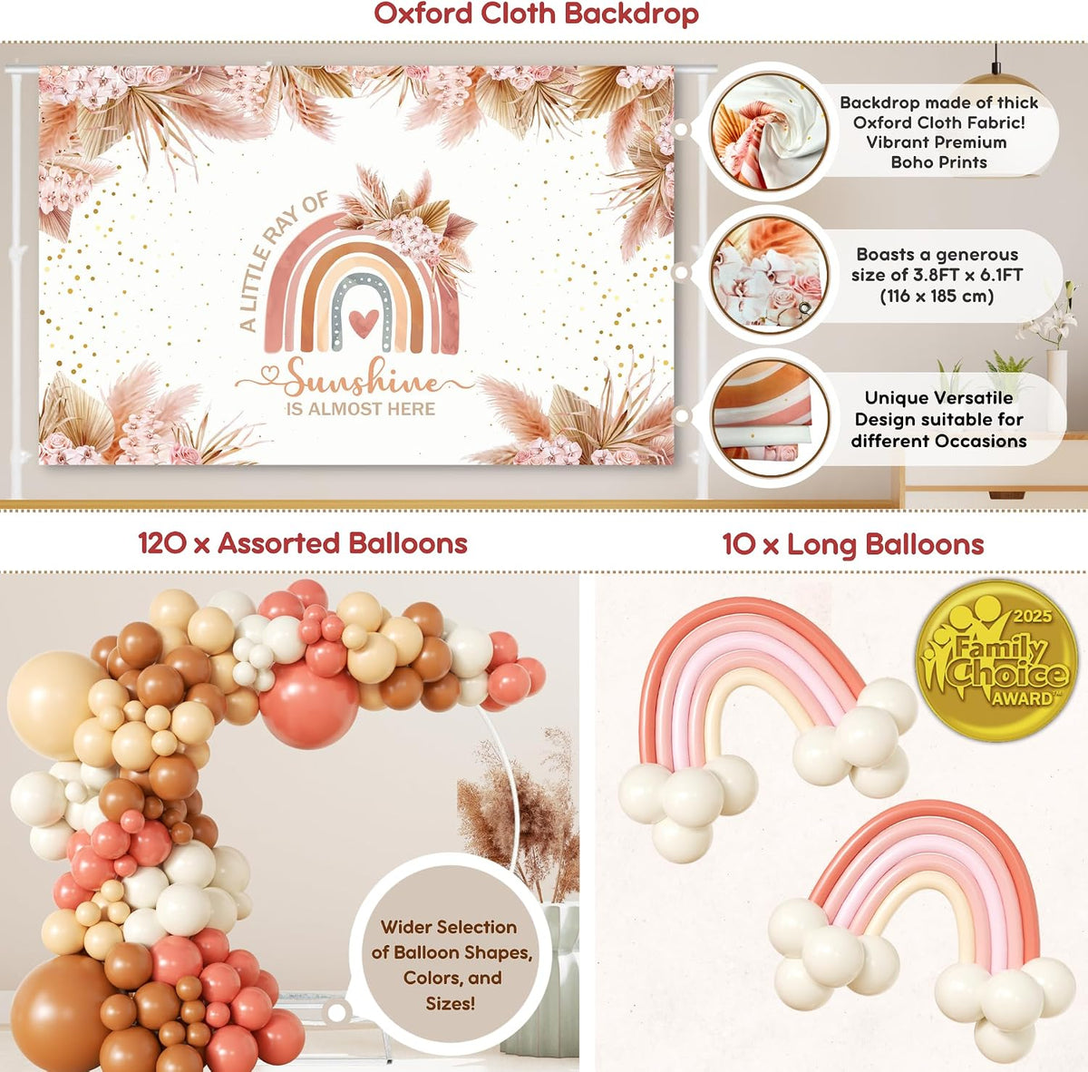 Boho Baby Shower Decorations for Girl