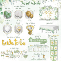 Bridal Shower Decorations Olive Sage Green