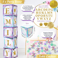 Unicorn Birthday Decorations for Girls Kit.