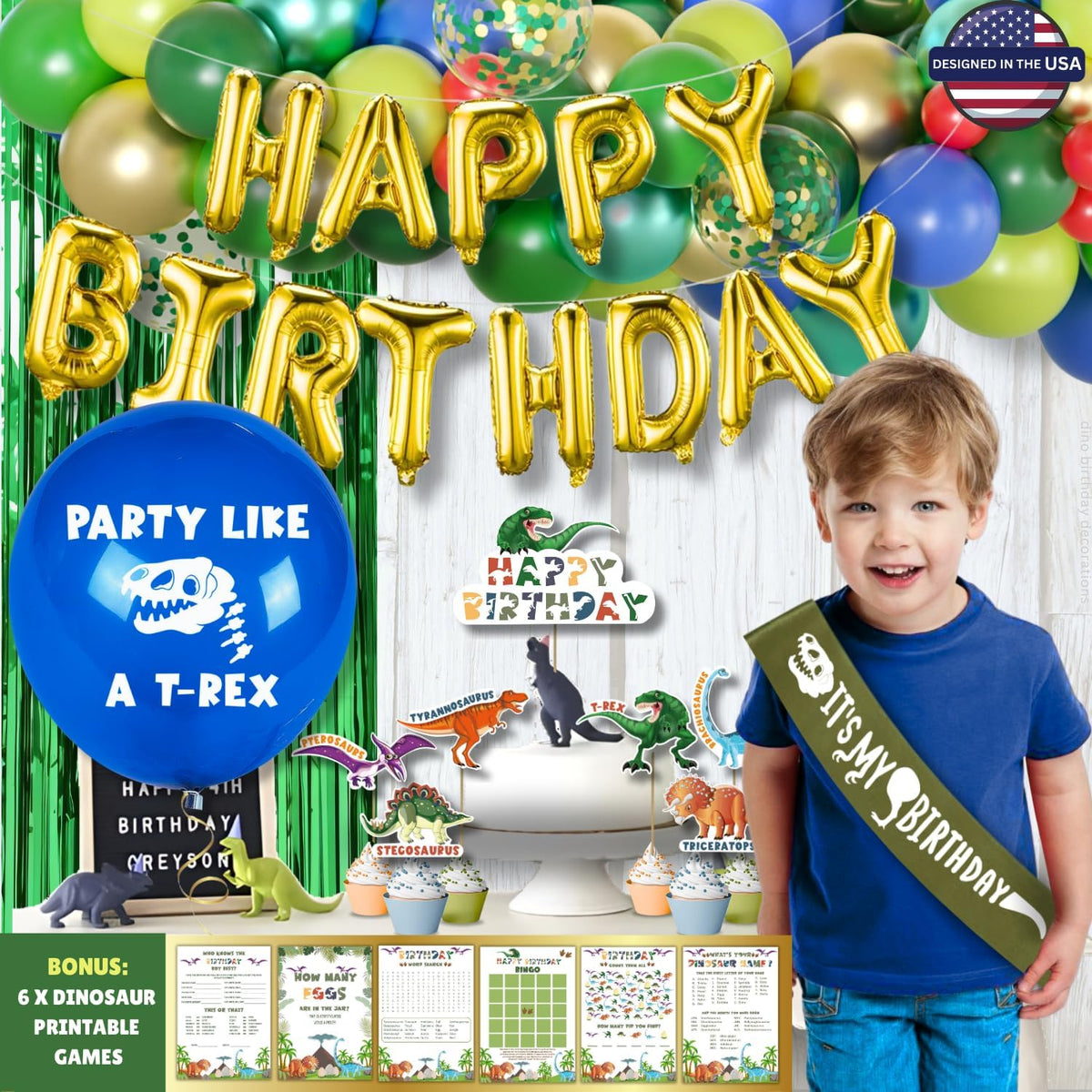 Dinosaur Birthday Decorations