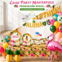 Luau Birthday Party Decorations Set for 25 guests