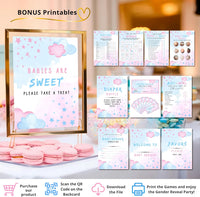 191 PC Premium Twinkle Twinkle Little Star Gender Reveal Decorations