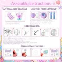 Mermaid Birthday Decorations for Girls