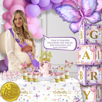 Butterfly Baby Shower Decorations for Girl