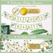 Sage Green Baby Shower Decorations, Gender Neutral