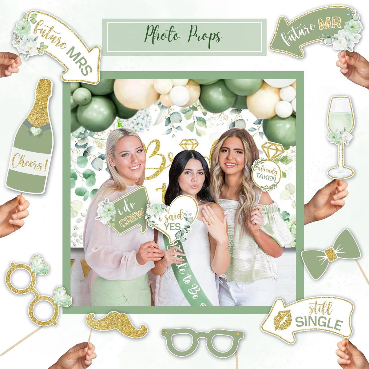 Bridal Shower Decorations Olive Sage Green