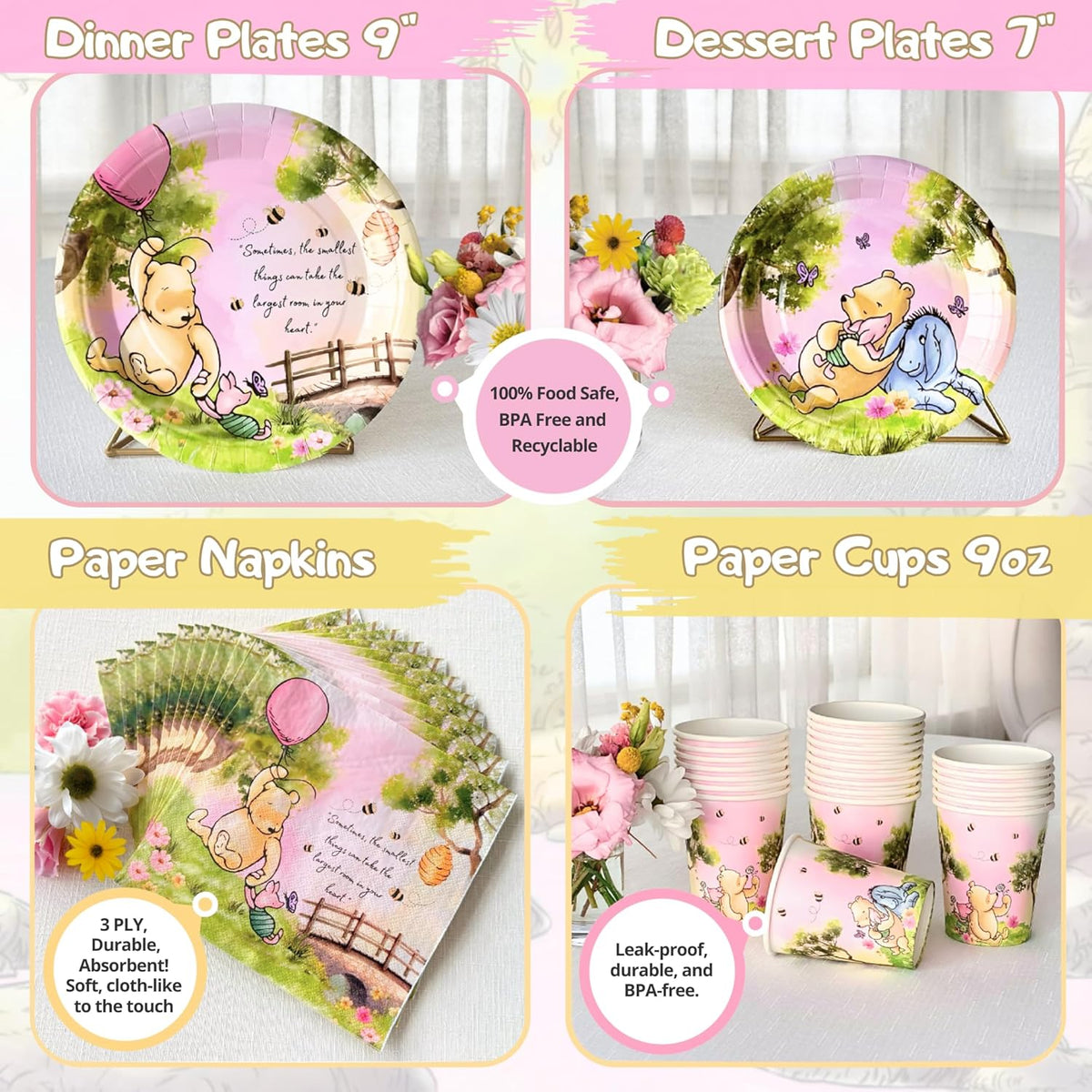 Winnie Baby Shower Decorations Girl