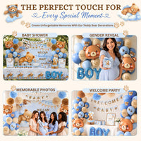 We Can Bearly Wait Baby Shower Decorations Kit for Boy