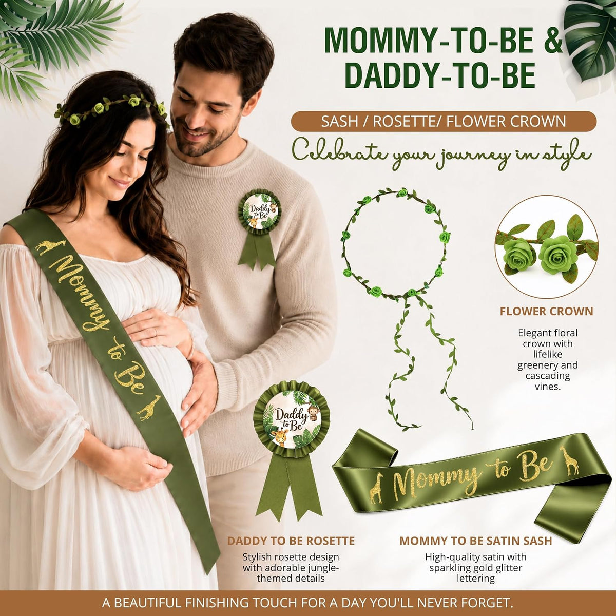 Safari Baby Shower Decorations, Jungle Animal Party Set